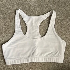 Mate the label organic stretch sports bra bone